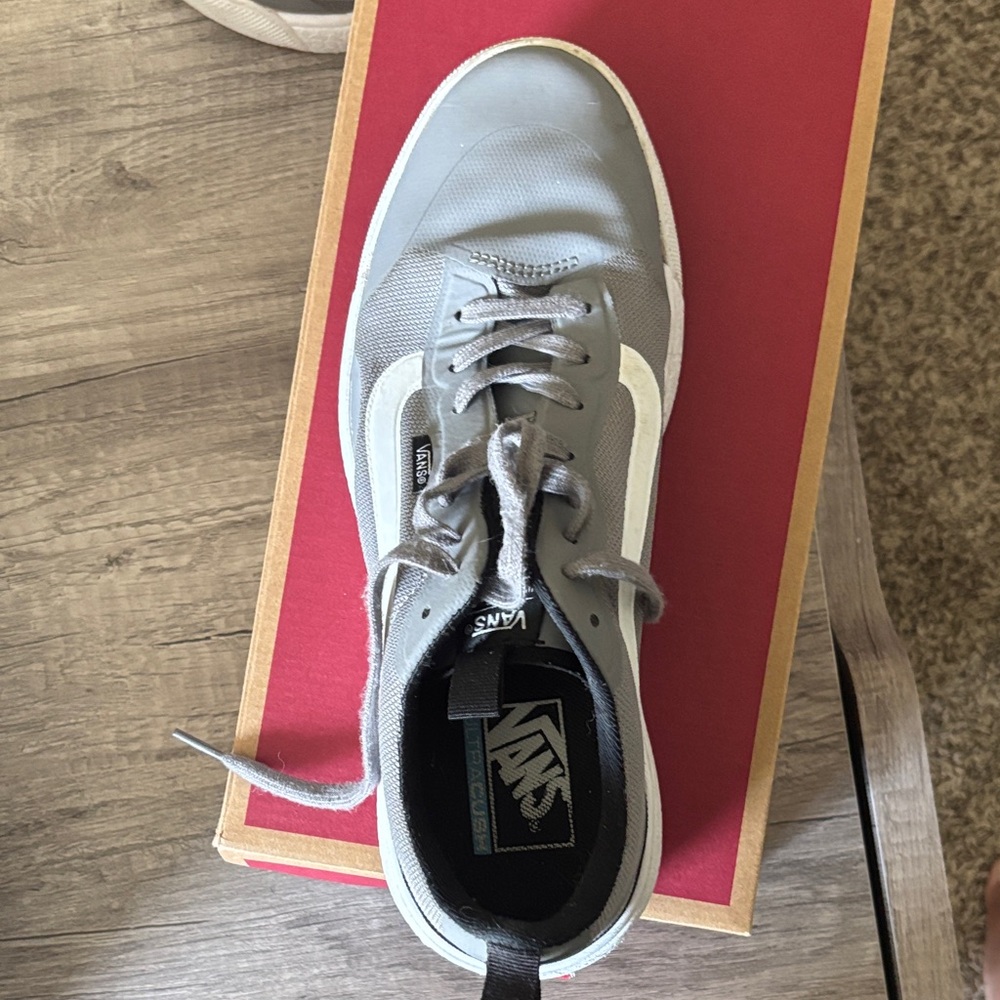 Vans Gray and White Men's Sneakers